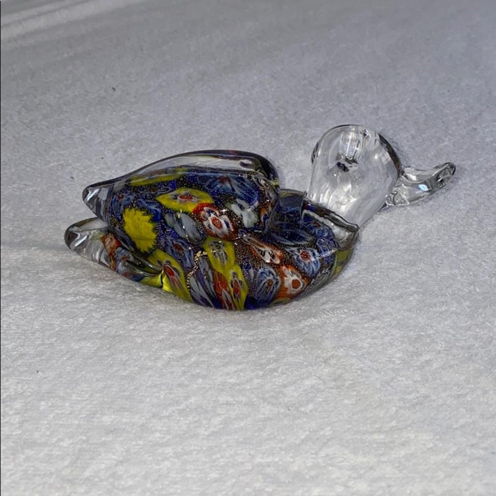 Italian Murano Glass Duck Venice Italy home accent decoration gift office decor